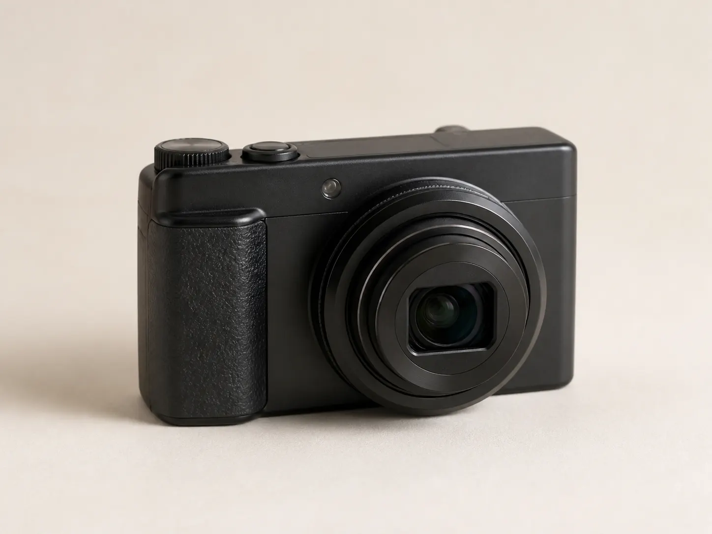 Compact Camera 1-inch สีดำ Obsidian มุมด้านหน้า