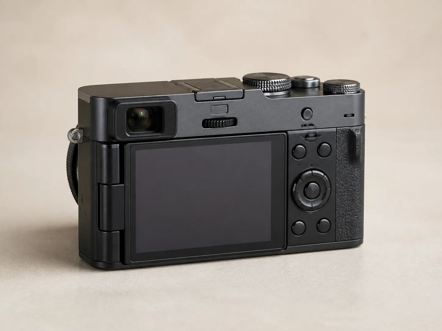Rangefinder Camera 24MP สีดำ Obsidian มุมด้านหลัง