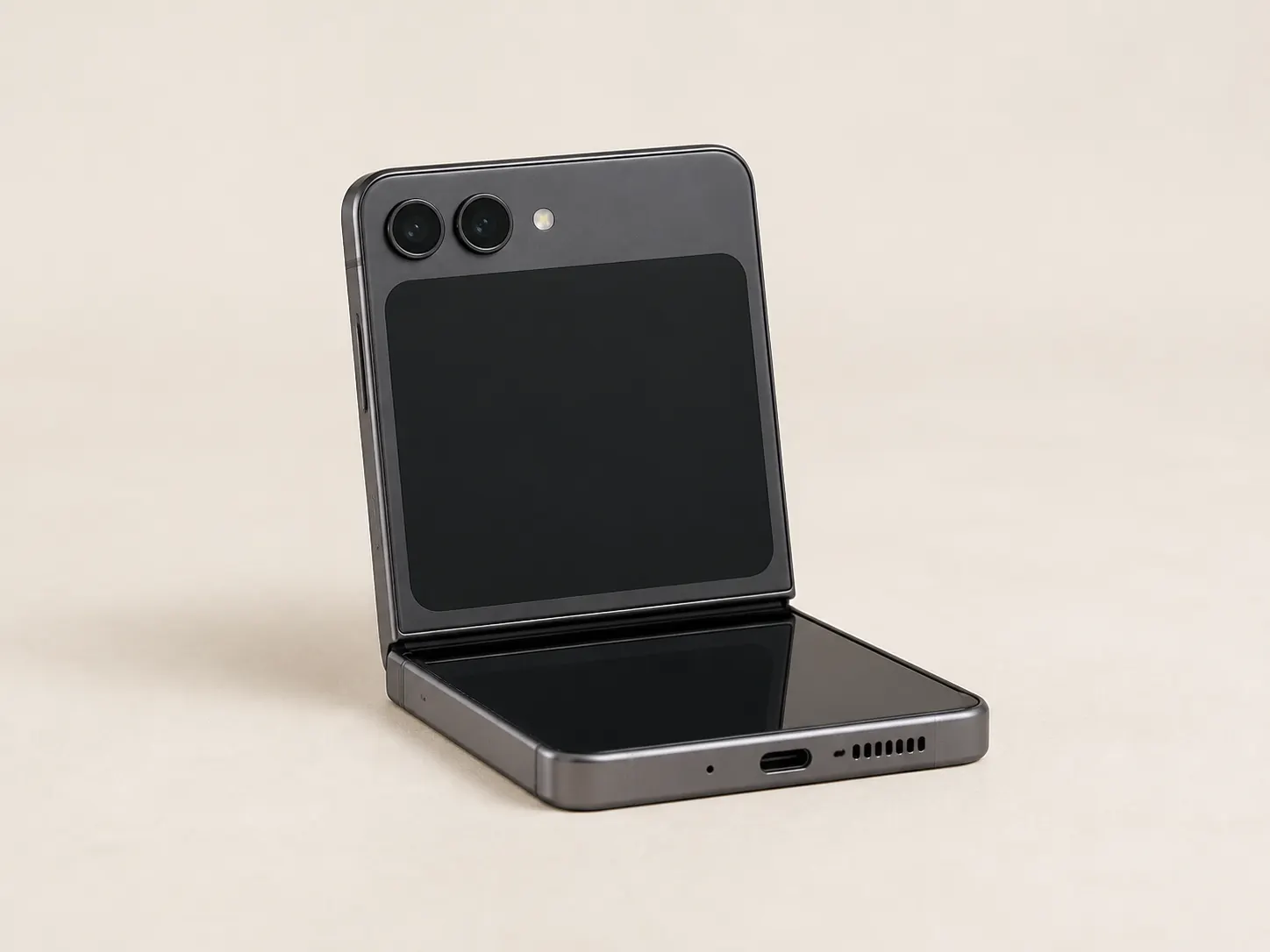 Fold Compact 256GB สีเทา Graphite มุมด้านหน้า