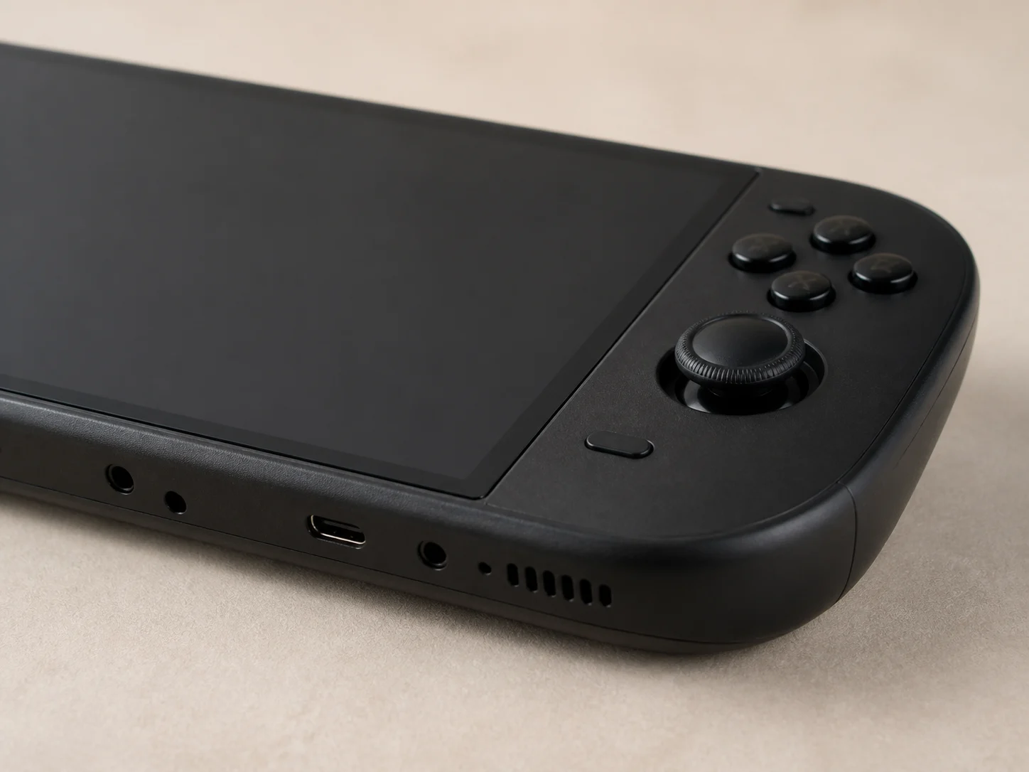 รายละเอียดขอบ พอร์ต และพื้นผิวของ Handheld Console 512GB