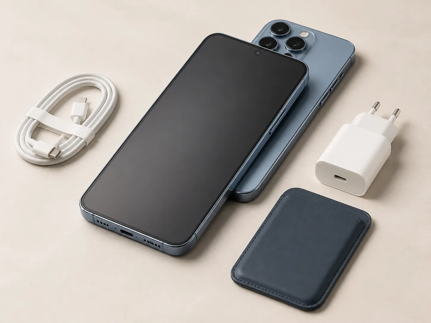 Smartphone Max 512GB สีดำ Obsidian มุมด้านหน้า